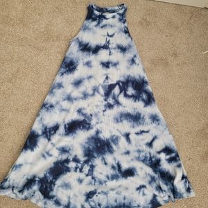 Tie dye tank dress